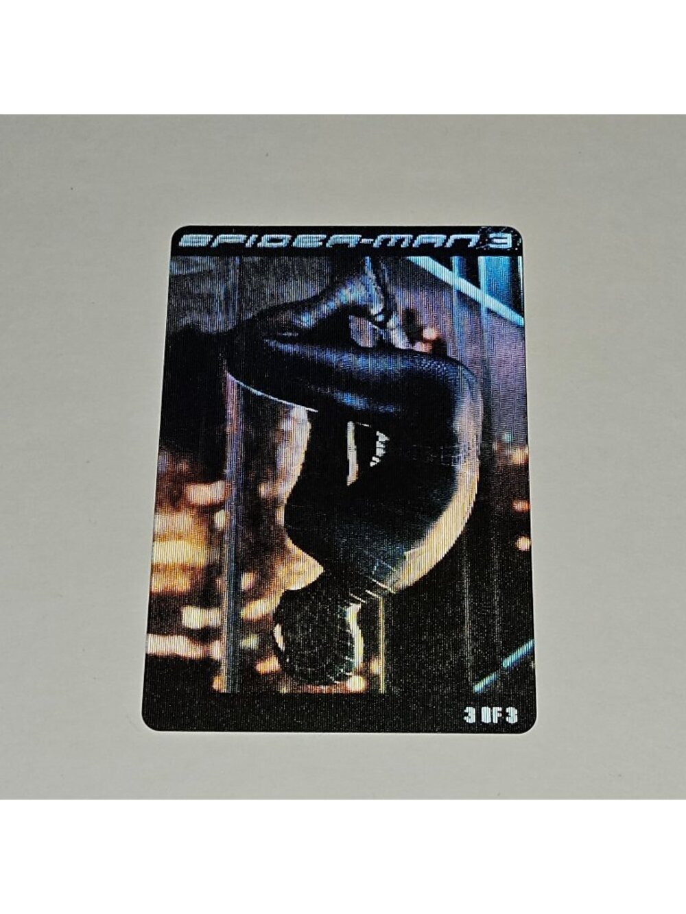 2007 Spider-Man 3 Lenticular Trading Card #3 Kraft Handi-Snacks